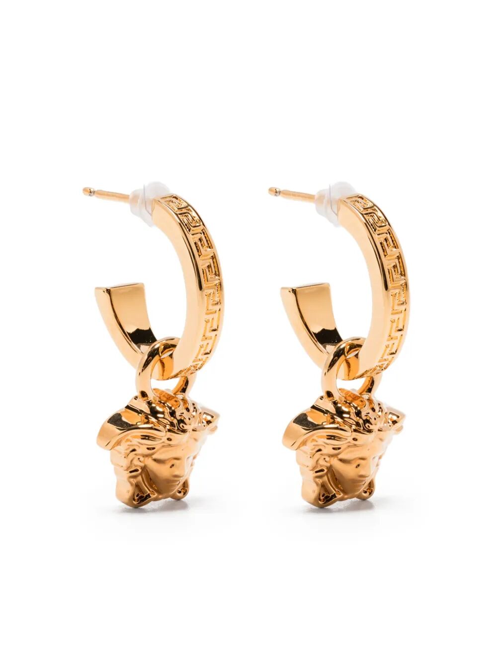 VERSACE The Medusa Greek Hoop Earrings