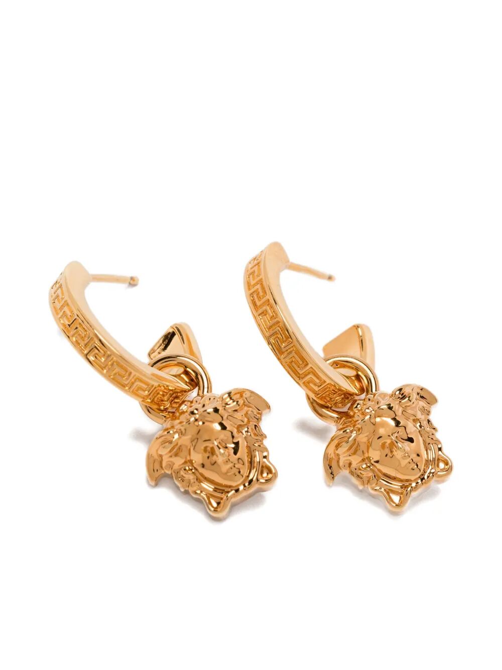 VERSACE The Medusa Greek Hoop Earrings