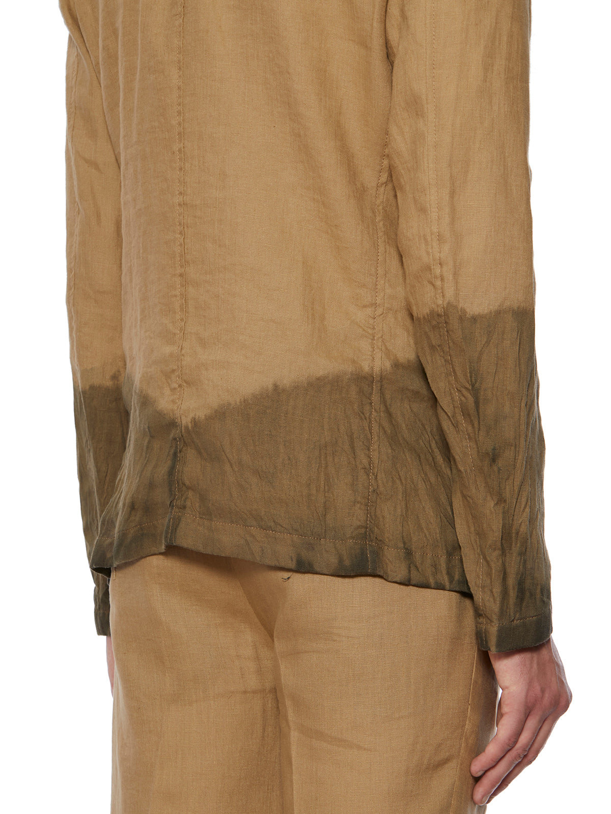 DANIELE ALESSANDRINI Men's Lightweight Linen Jacket - Size 48