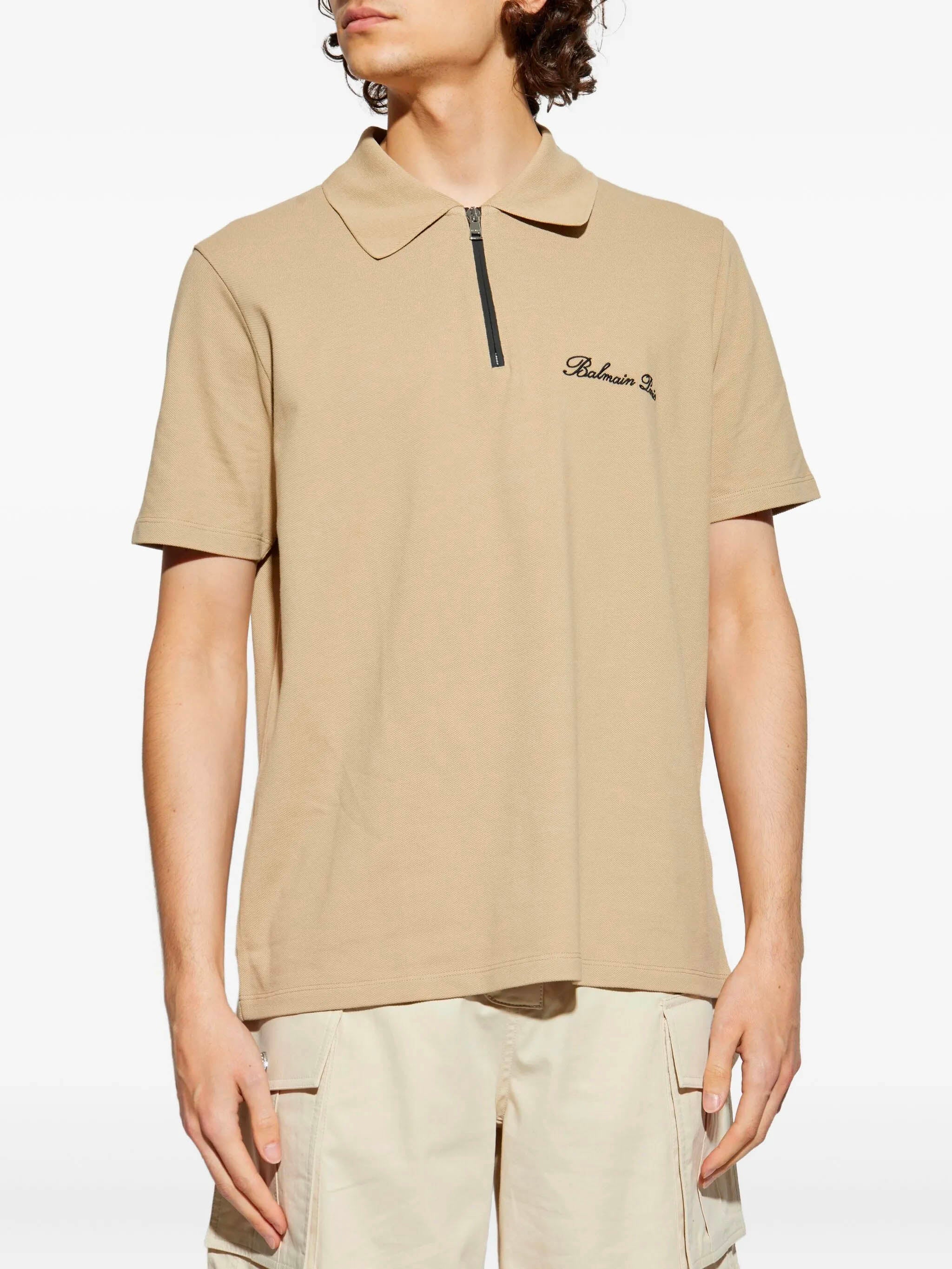 BALMAIN Men's Signature Polo Shirt - Size M