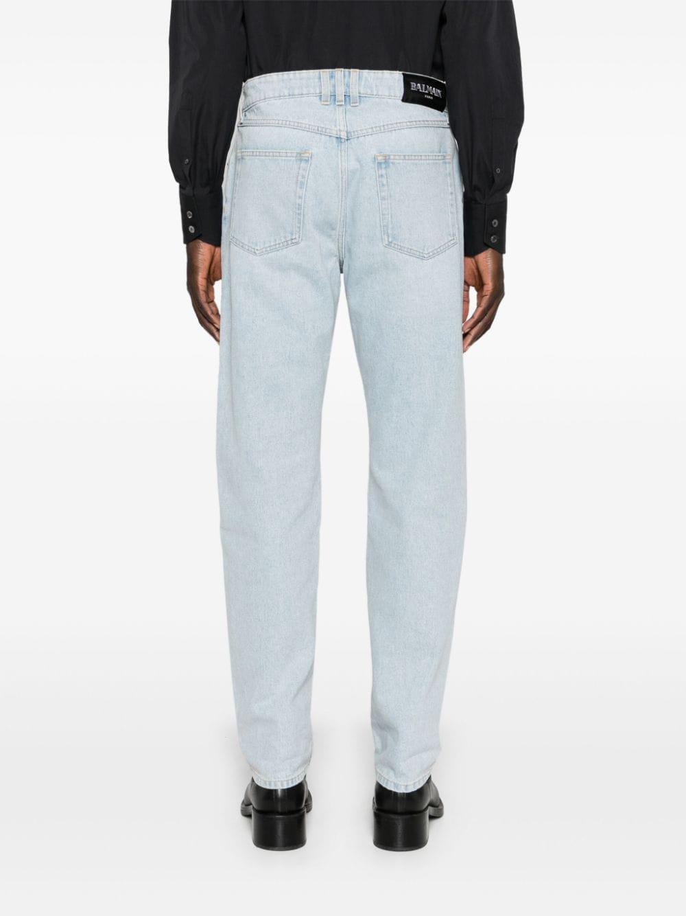 BALMAIN Regular Denim Pants for Men