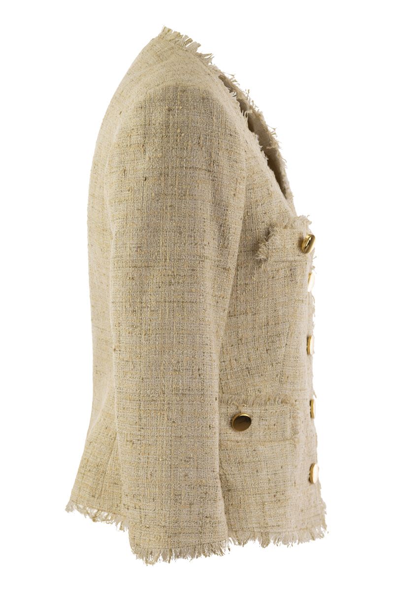 TAGLIATORE Dharma Papyrus-Effect Jacket