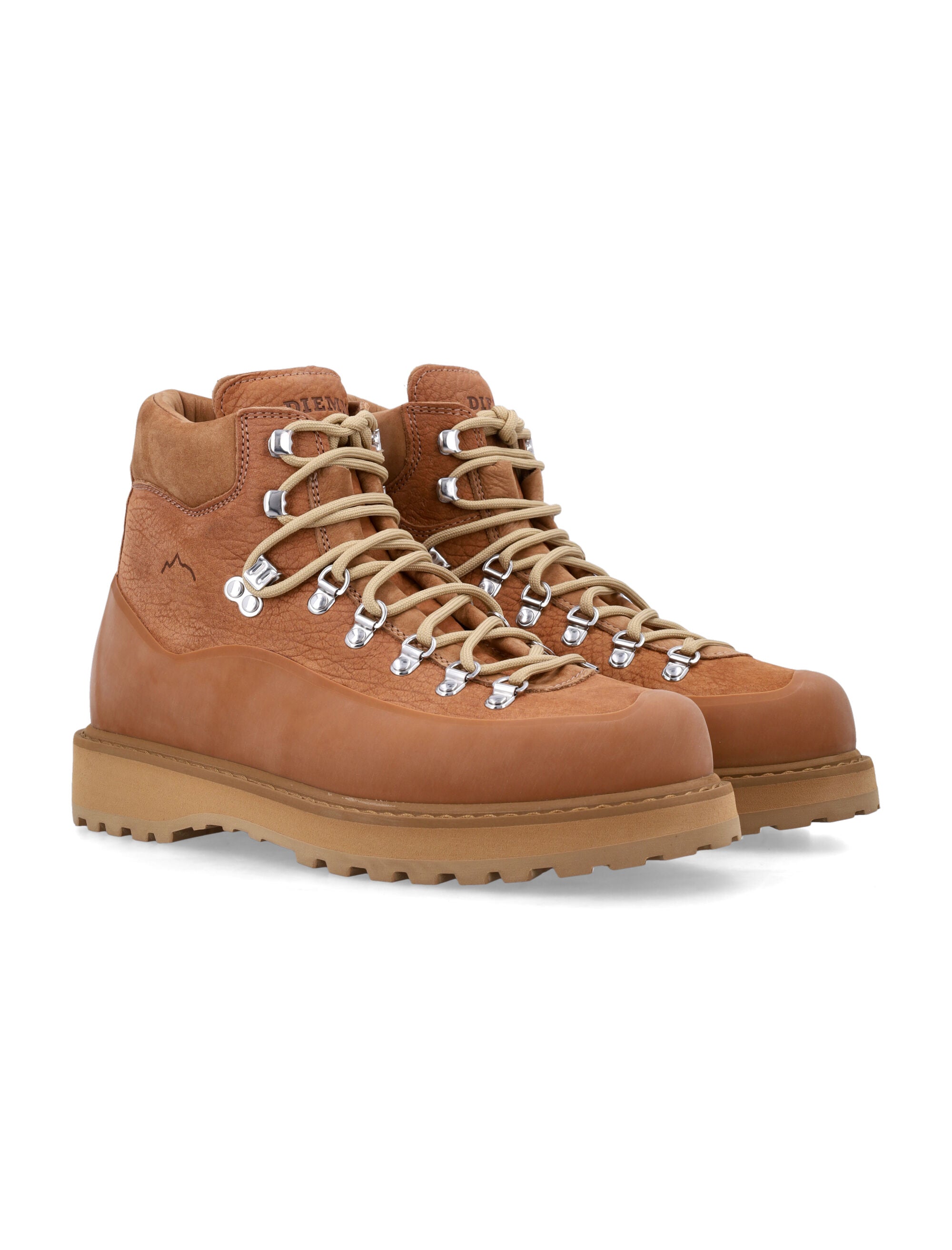 DIEMME Classic Hiking-Inspired Leather Boots for Men