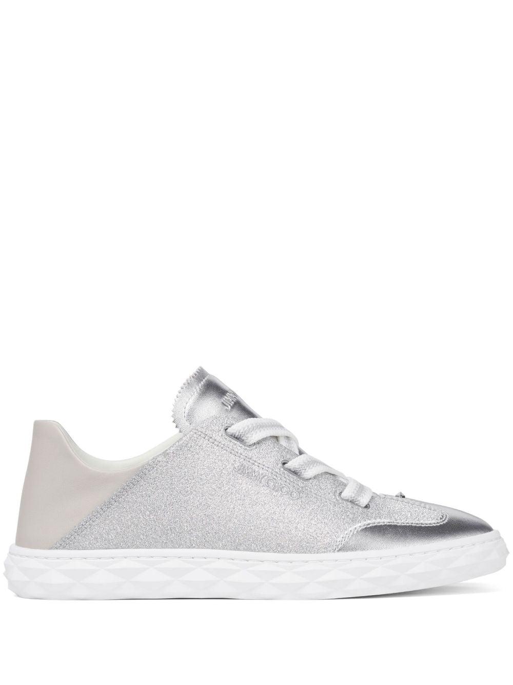 JIMMY CHOO Diamond Light Leather Sneakers for Women