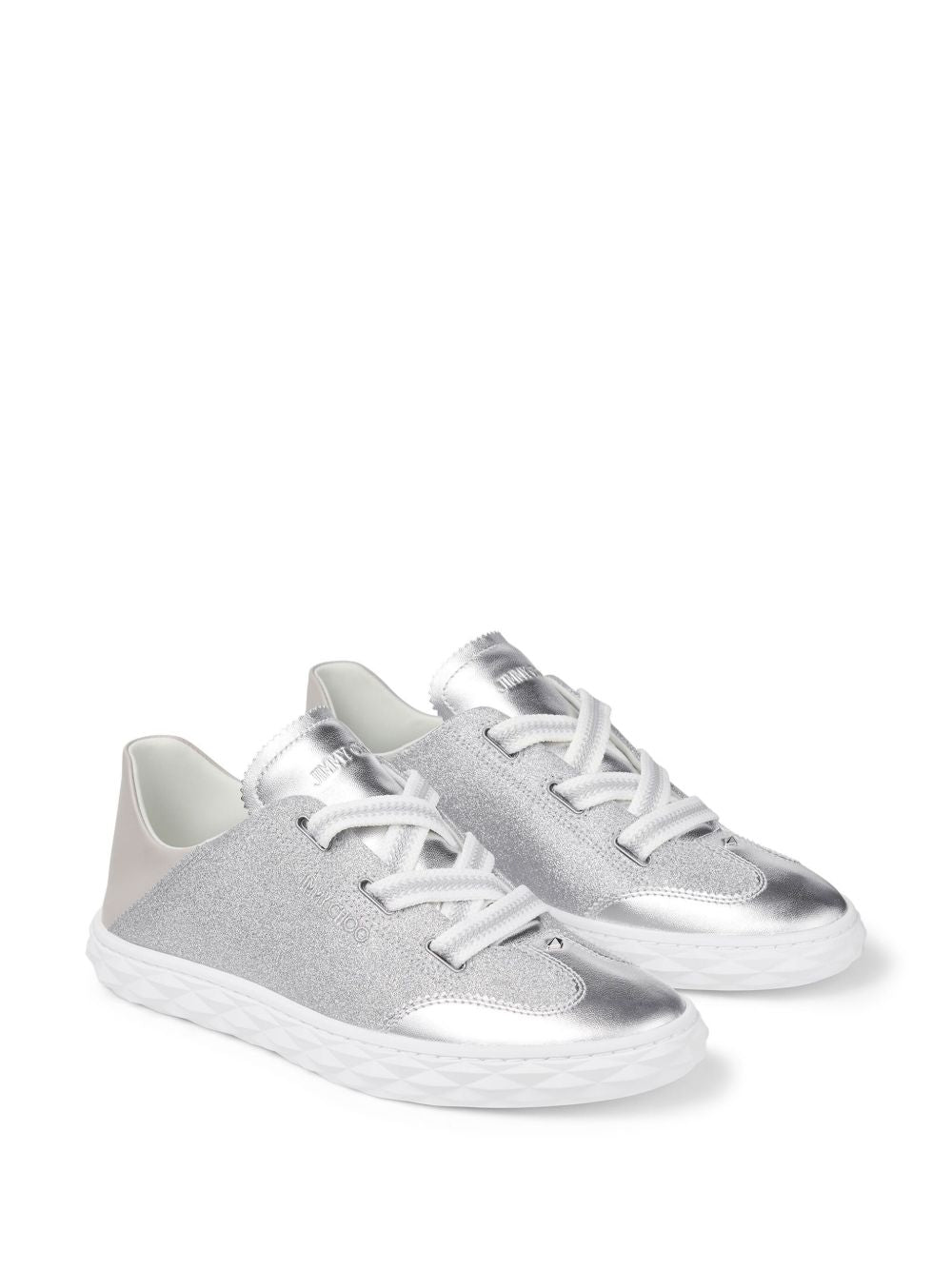 JIMMY CHOO Diamond Light Leather Sneakers for Women