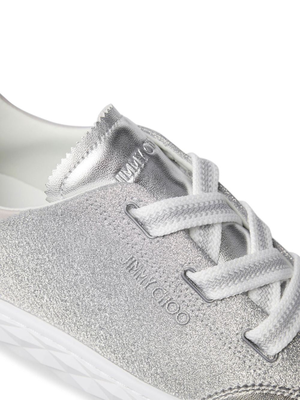 JIMMY CHOO Diamond Light Leather Sneakers for Women