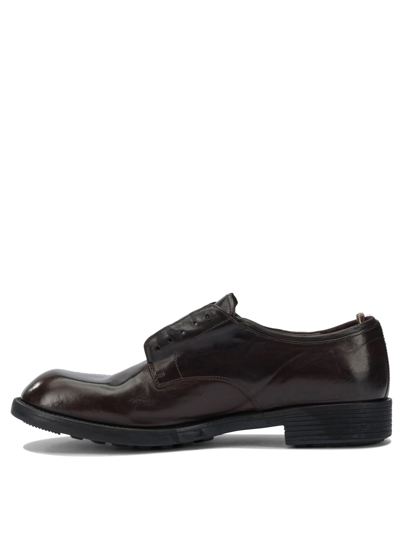 OFFICINE CREATIVE Derby Dress Shoes LACE-UPS with Hidden Elastic Closure