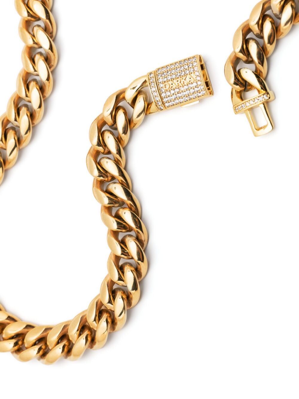 DARKAI Gold Cuban Choker Necklace for Men