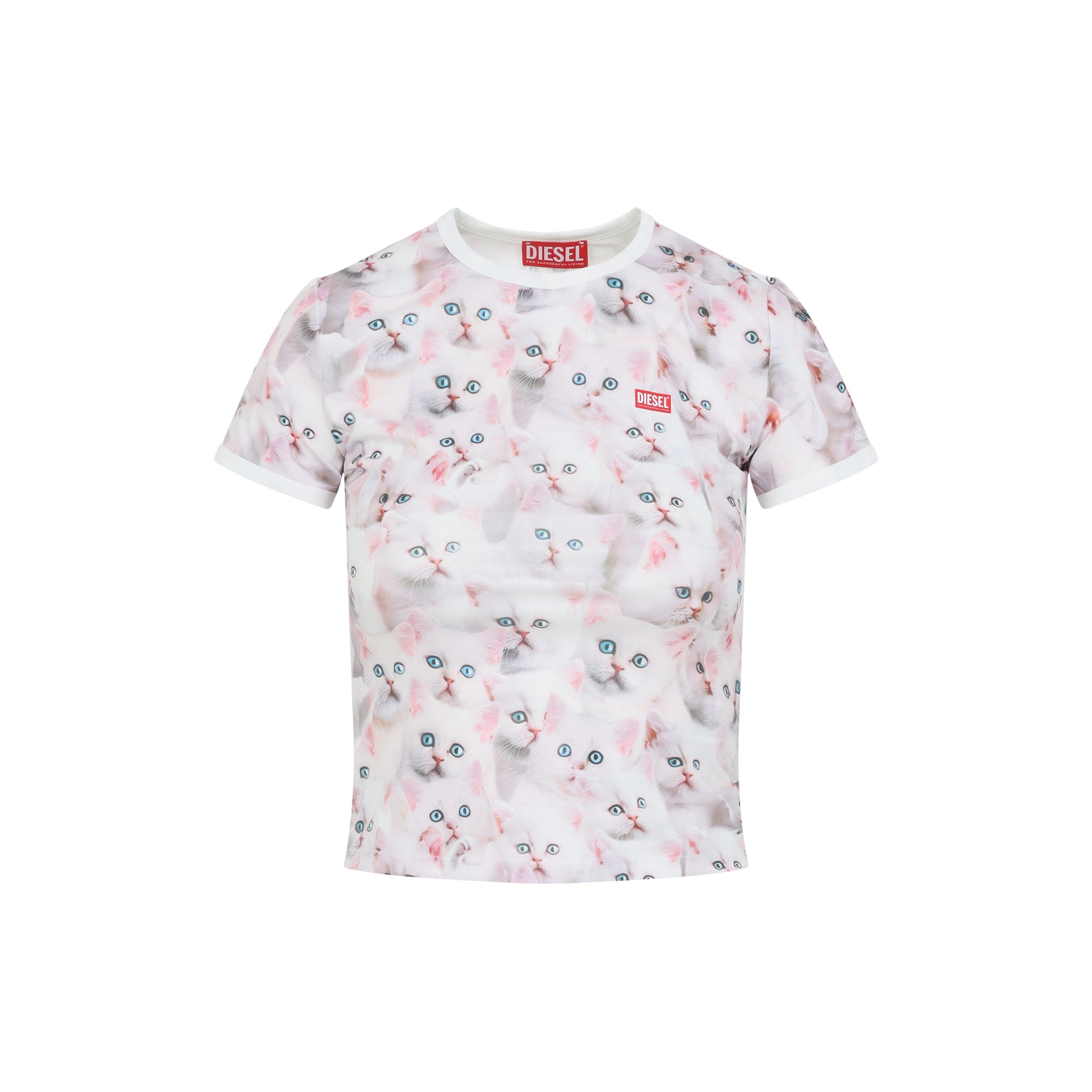 DIESEL Flattering Women's T-Shirt in Soft Polyester Blend