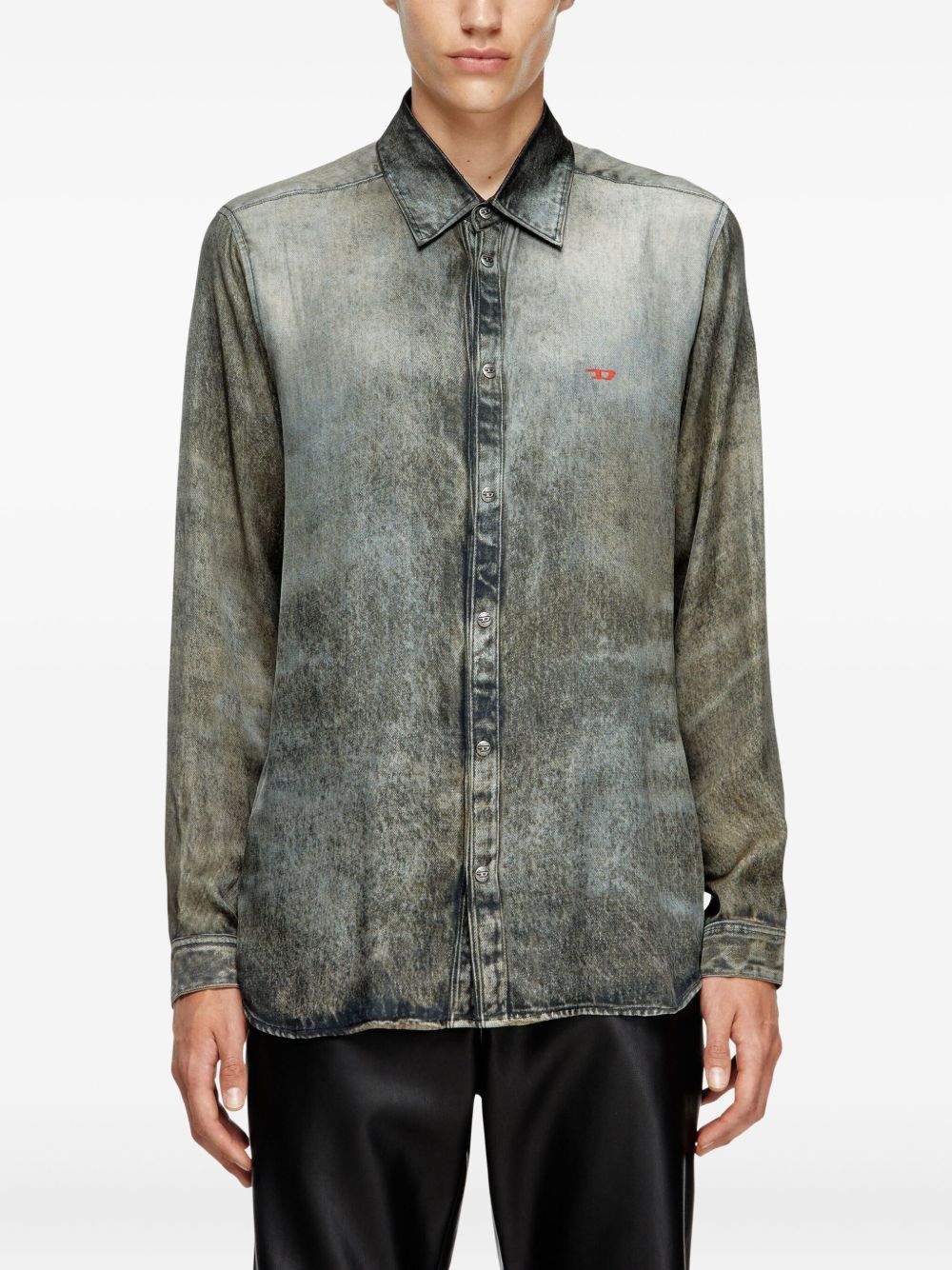 DIESEL Modern Viscose Shirt for Men - Fall Winter 25/26