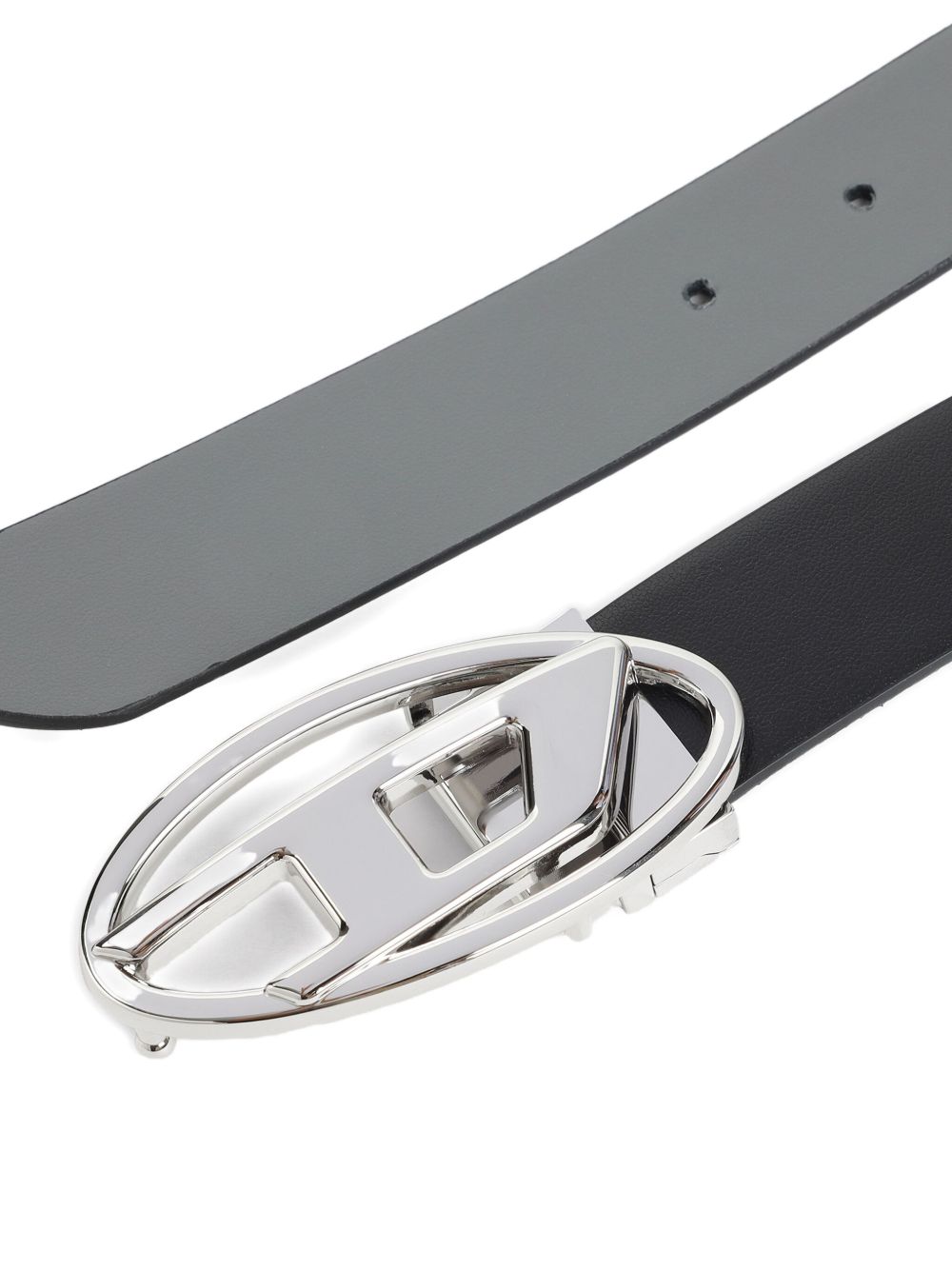 DIESEL Sleek Oval Logo Belt for Women