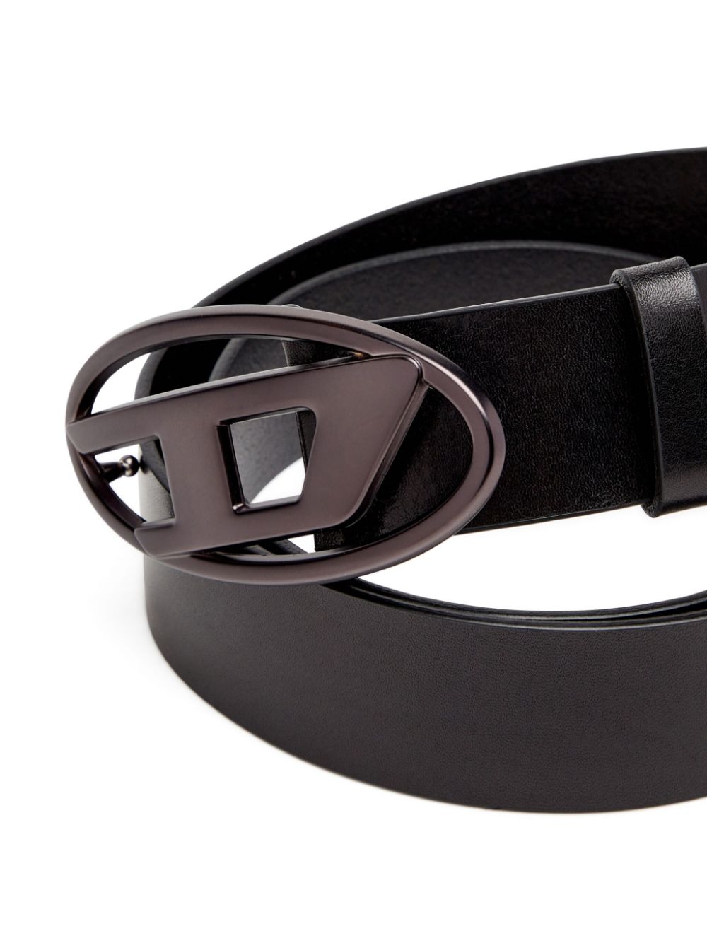 DIESEL Unisex Classic Black Belt