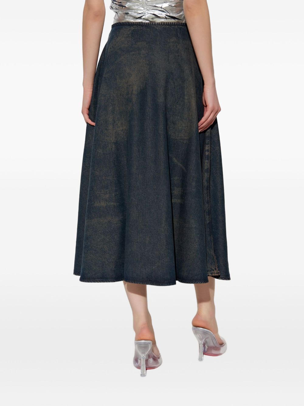 DIESEL Women's Lyocell Midi Skirt