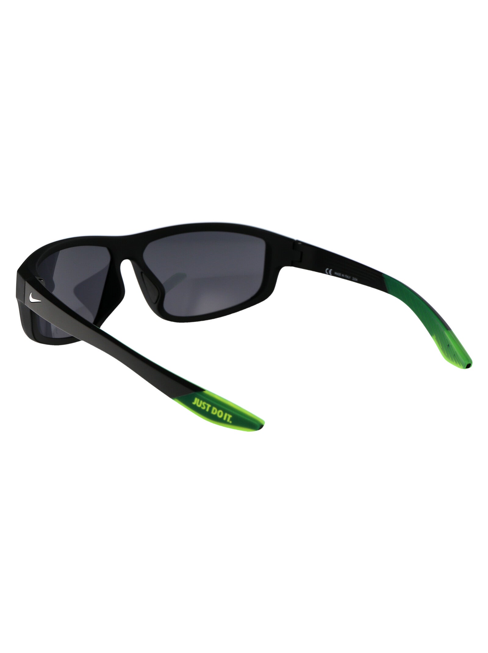 NIKE Matte Black Acetate Sunglasses - Unisex
