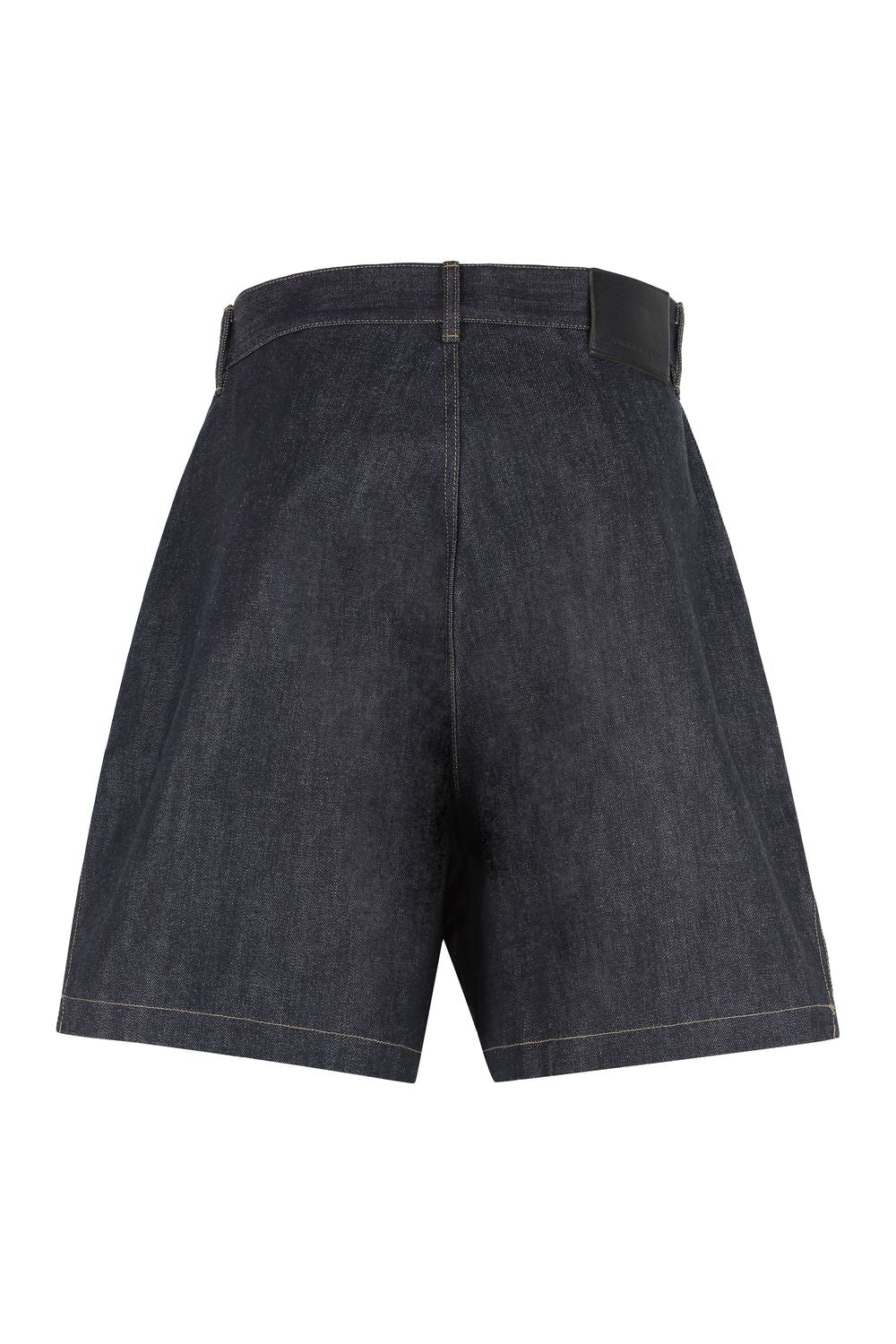 DRKSHDW Men's Denim Bermuda Shorts with Side Pockets