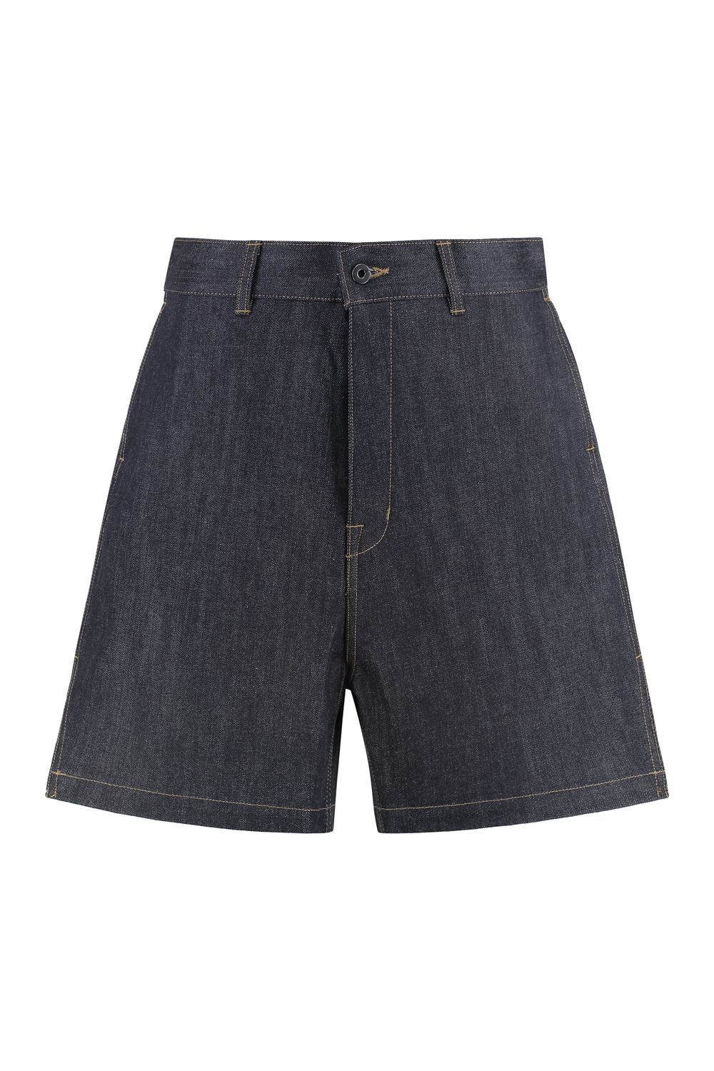 DRKSHDW Men's Denim Bermuda Shorts with Side Pockets