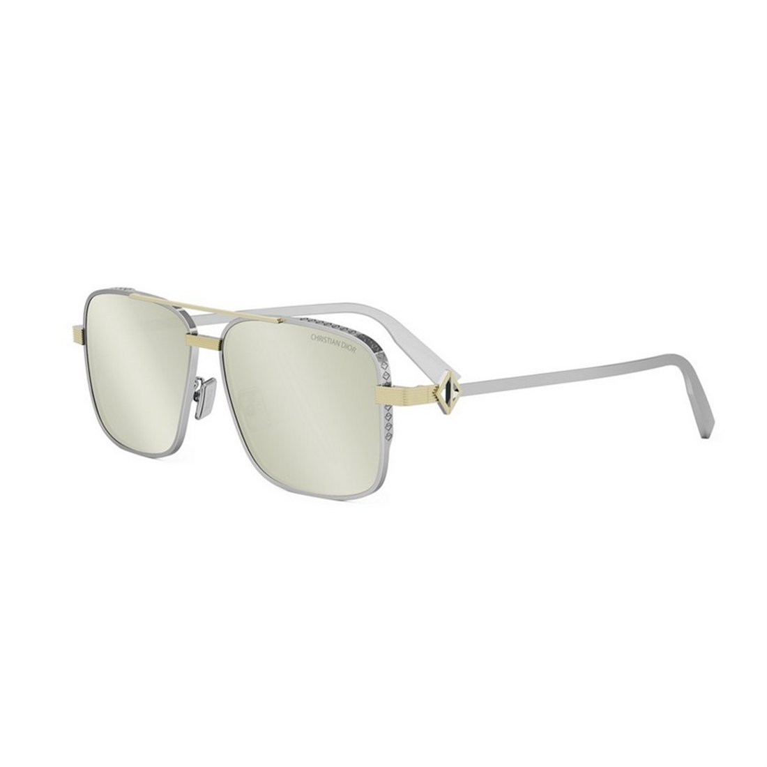 DIOR HOMME Diamond Frame Men's Sunglasses