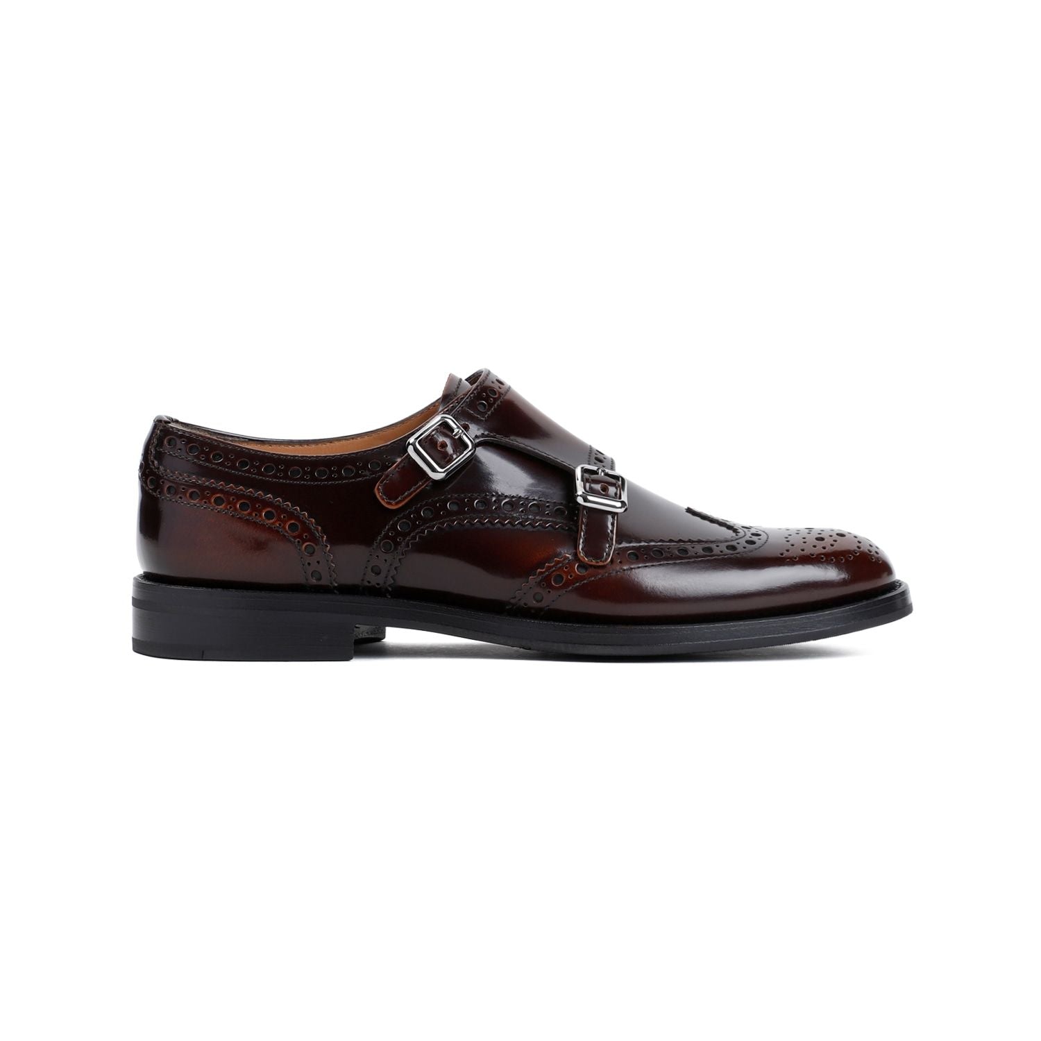 CHURCH'S Monk Brogue Wool Ankle Shoes for Women