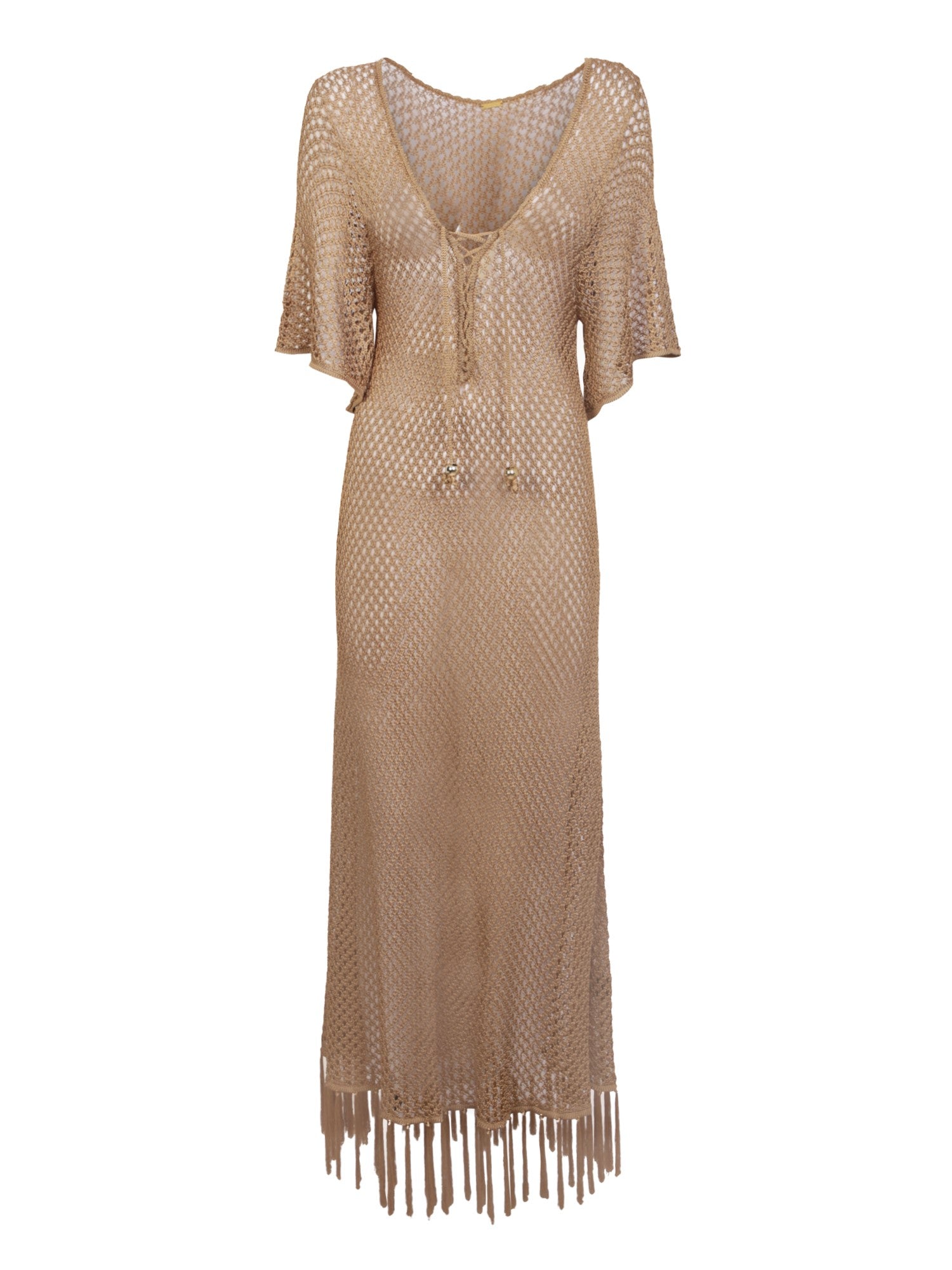 DODO BAR OR Metallic Maxi Dress