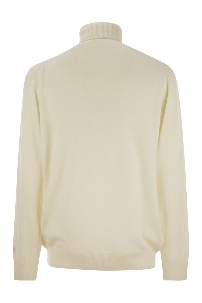 MC2 SAINT BARTH Wool and Cashmere Blend Turtleneck Sweater