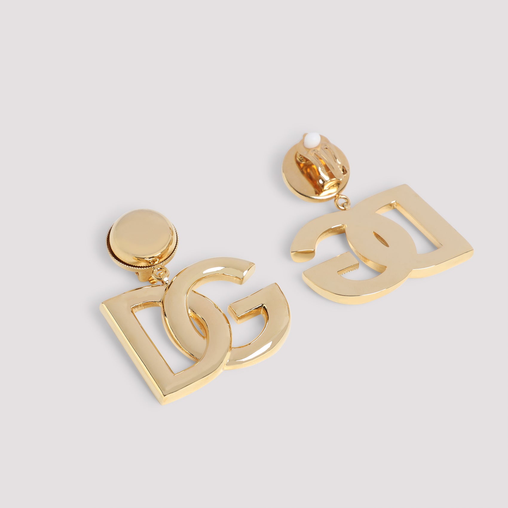 DOLCE & GABBANA Elegant Brass Earrings
