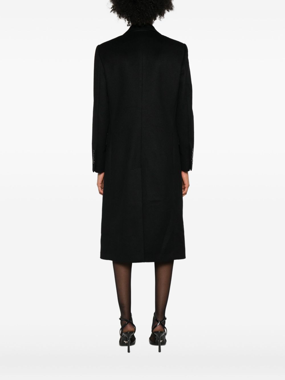 DOLCE & GABBANA Sophisticated Single-Breasted Wool Blend Coat for Women