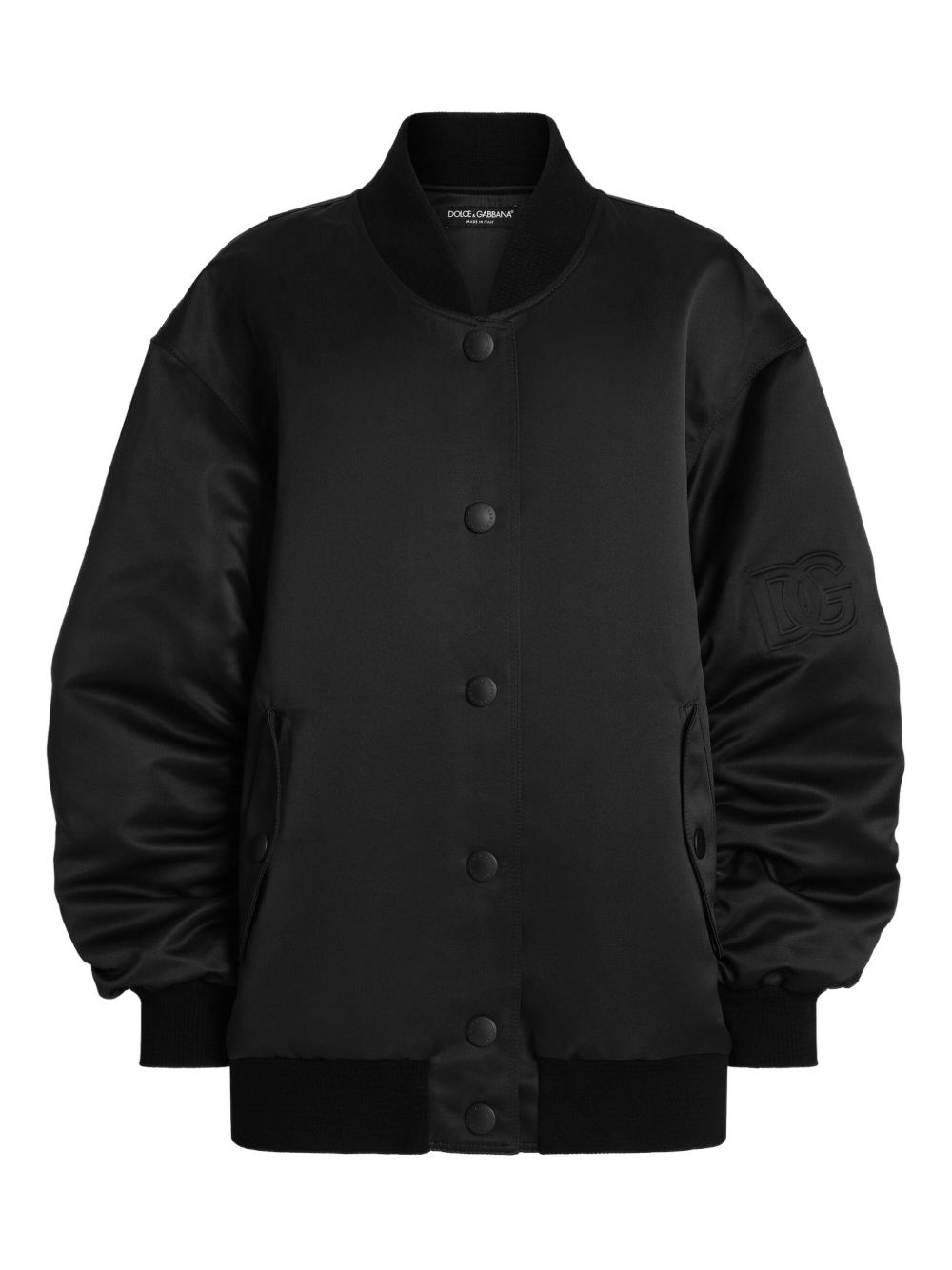 DOLCE & GABBANA Oversized Bomber Jacket for Women - FW25