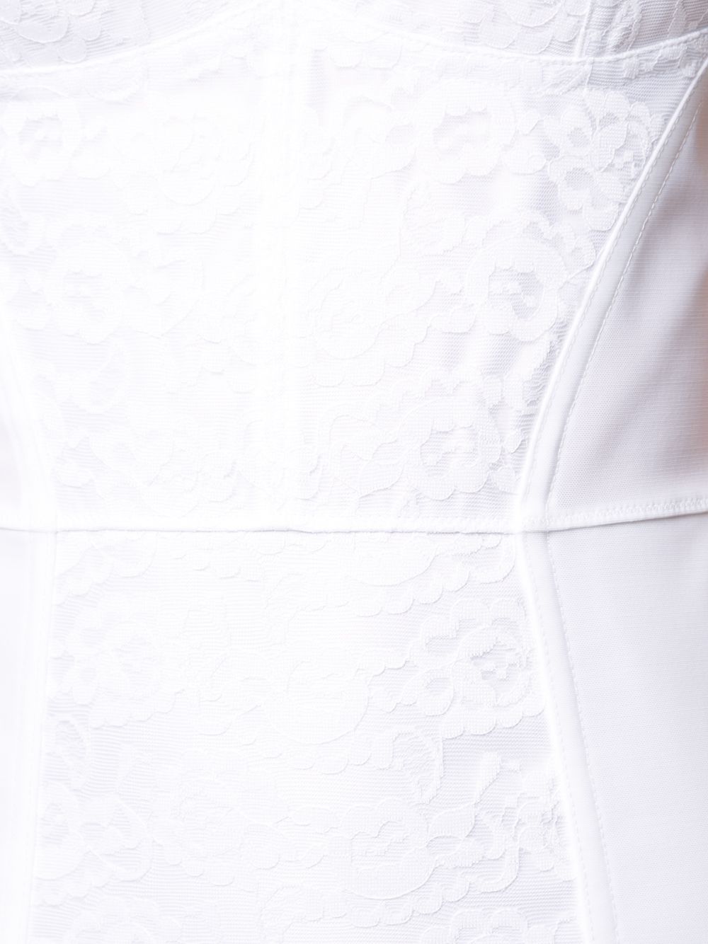 DOLCE & GABBANA Elegant Midi Corsetry Slip Dress