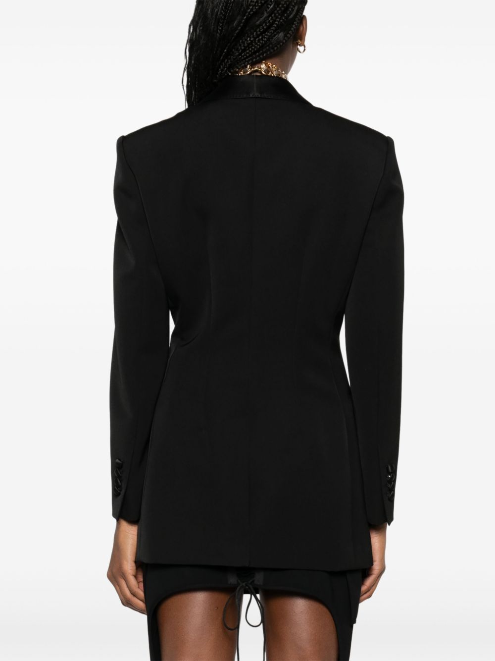 DOLCE & GABBANA Mini Tuxedo Jacket - Women's Tailored Spring Summer 25