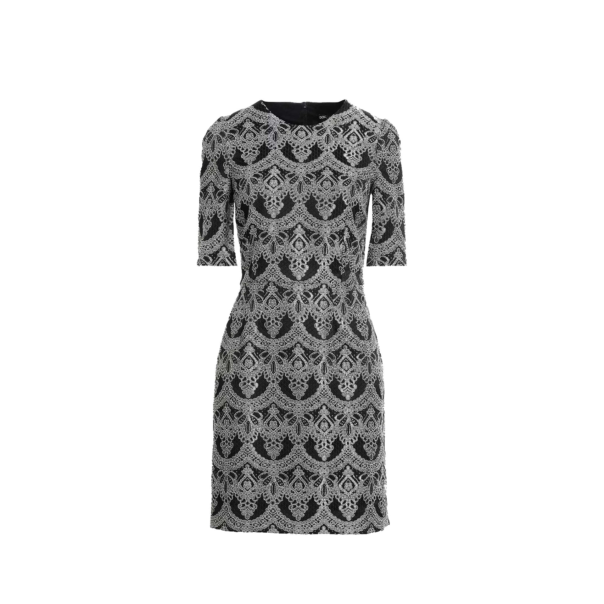 DOLCE & GABBANA Jacquard Sheath Mini Dress for Women