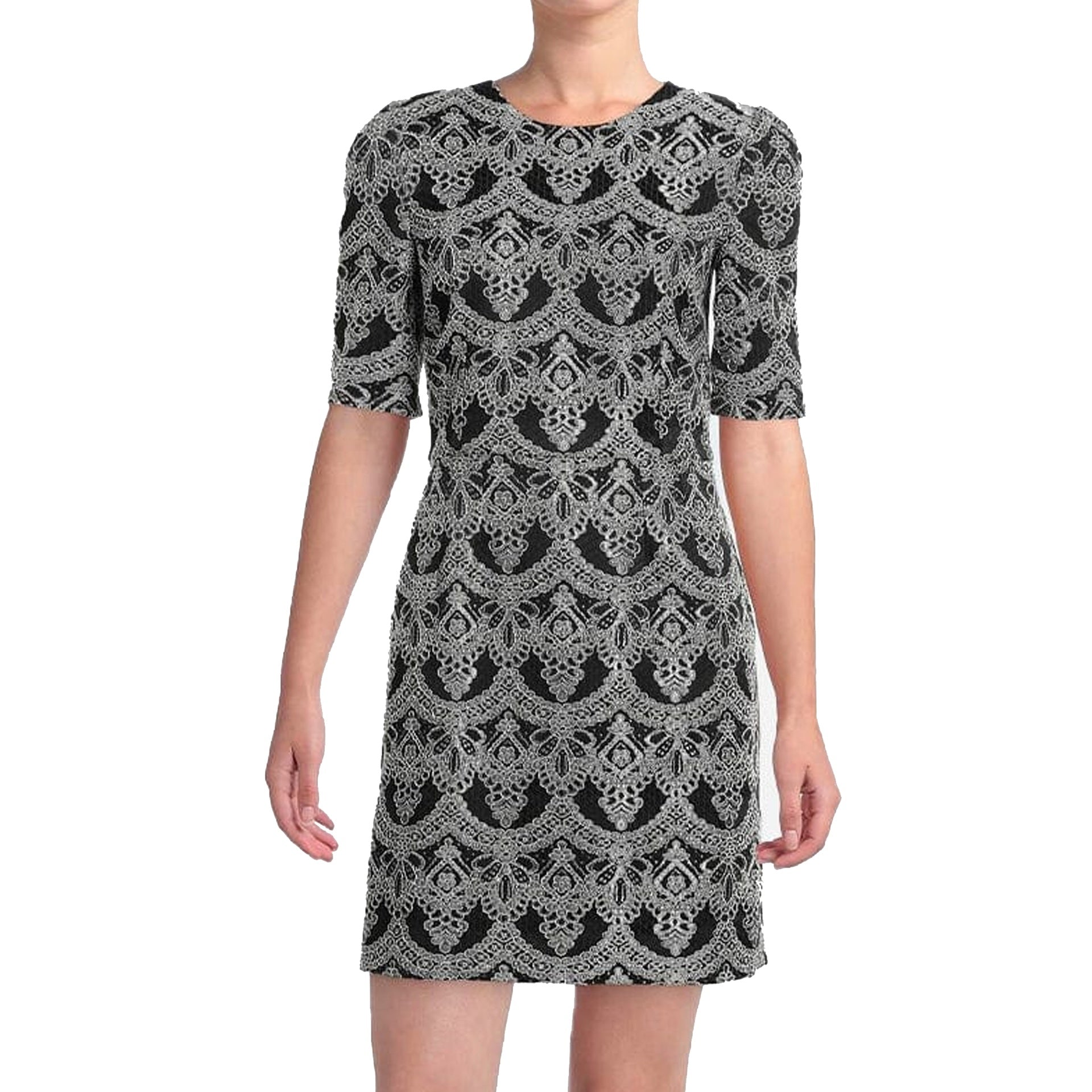 DOLCE & GABBANA Jacquard Sheath Mini Dress for Women