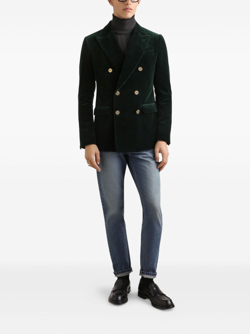 DOLCE & GABBANA Regular Fit Jeans for Men Size 48 IT