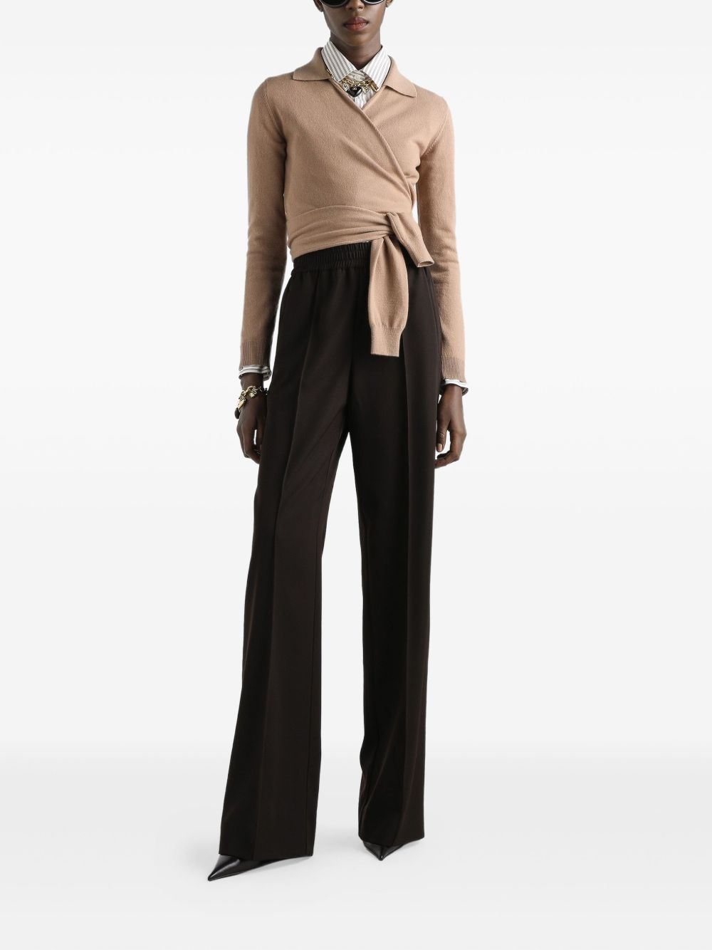 DOLCE & GABBANA Elegant Women's Trousers - FW25 Collection