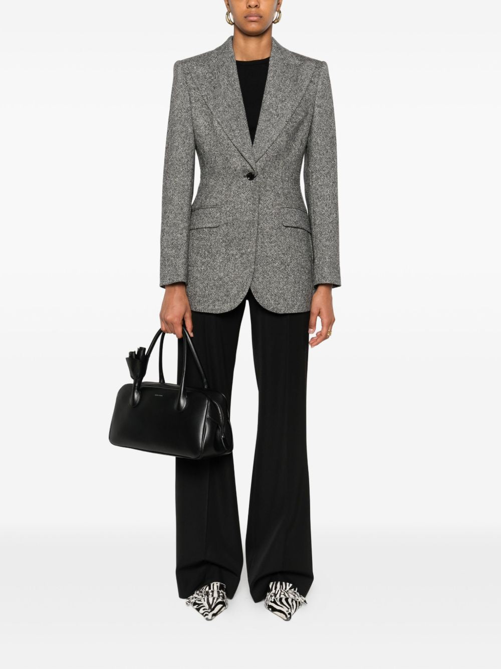 DOLCE & GABBANA Chic Palazzo Trousers for Women - FW25