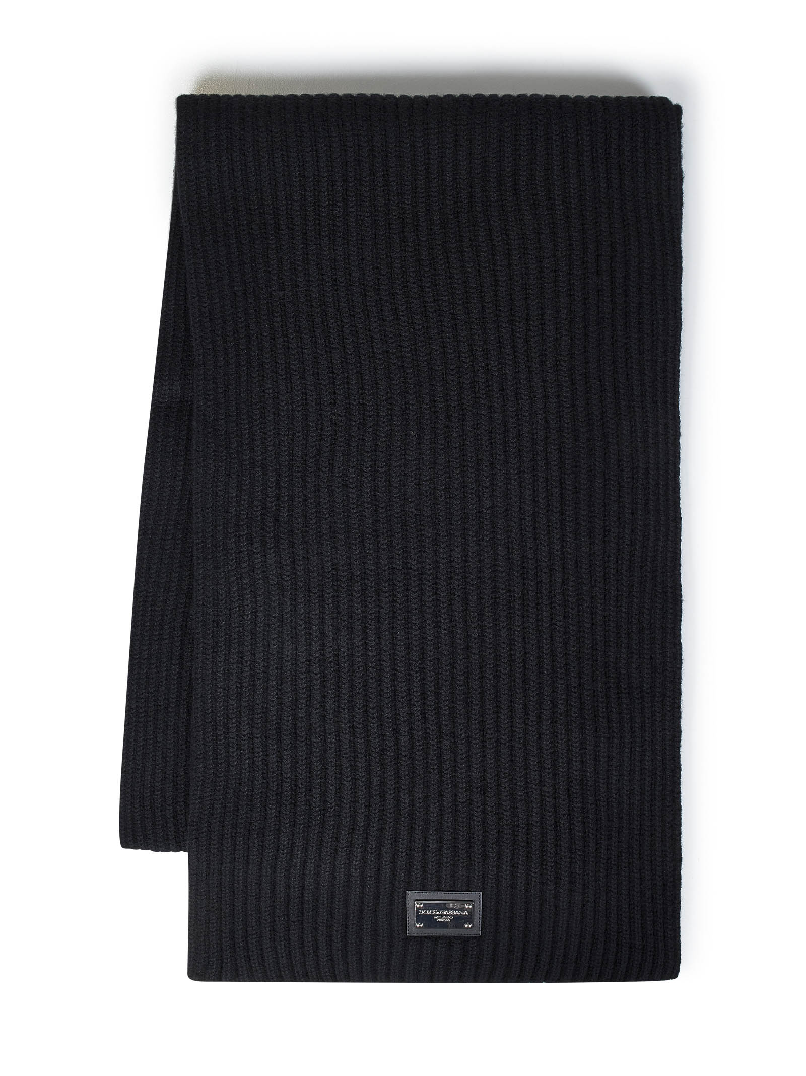 DOLCE & GABBANA Sophisticated Ribbed Scarf for Men