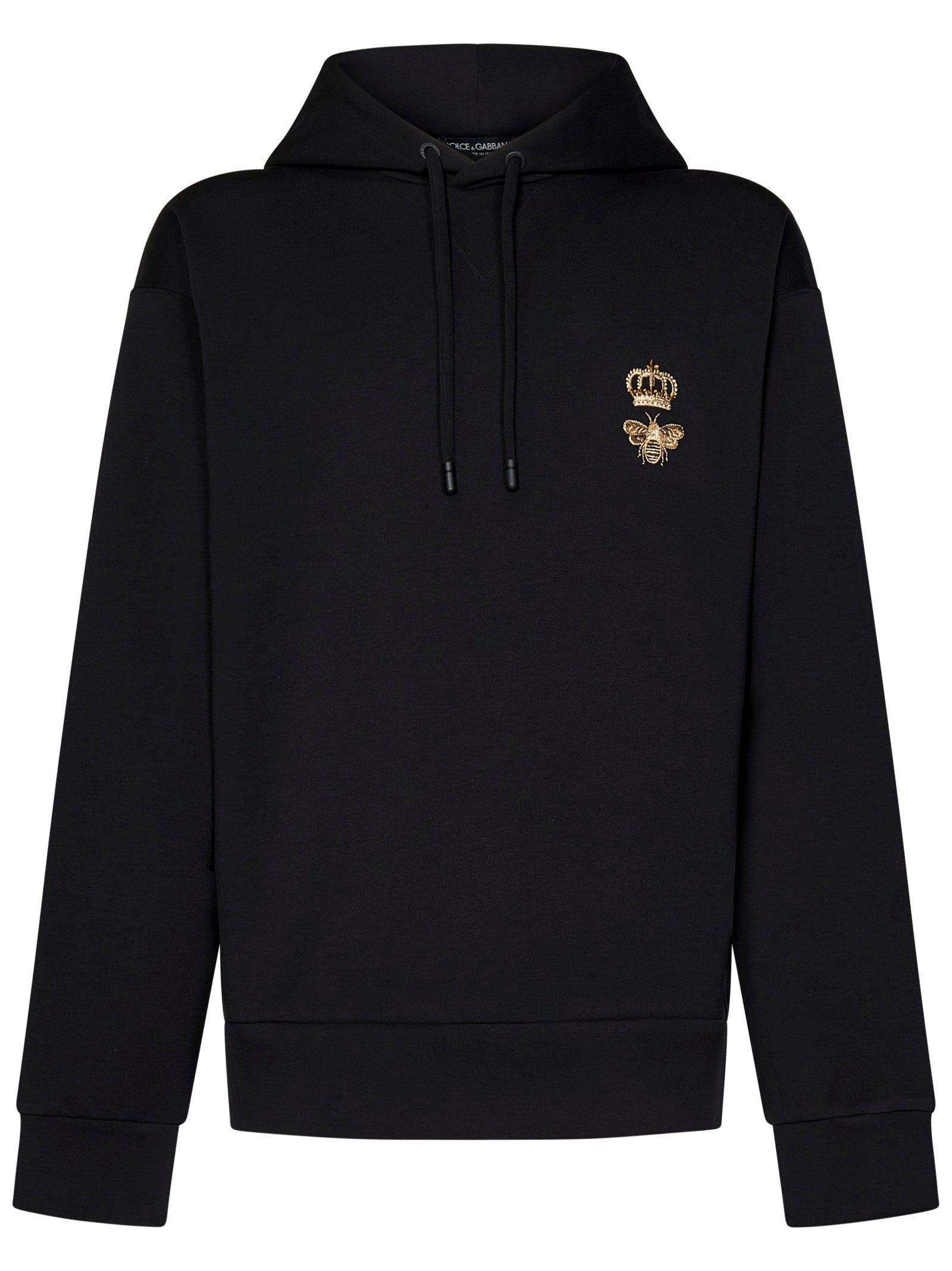 DOLCE & GABBANA Relaxed Fit Embroidered Hoodie - 48 IT Size