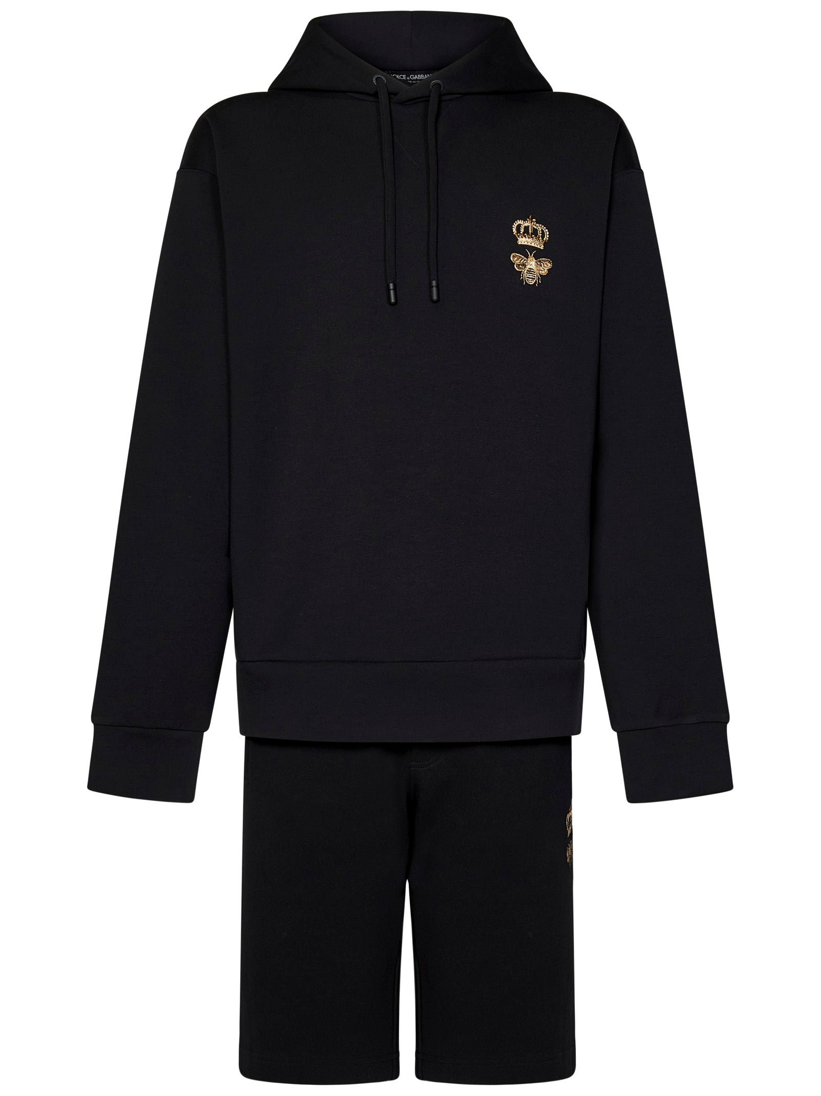 DOLCE & GABBANA Relaxed Fit Embroidered Hoodie - 48 IT Size