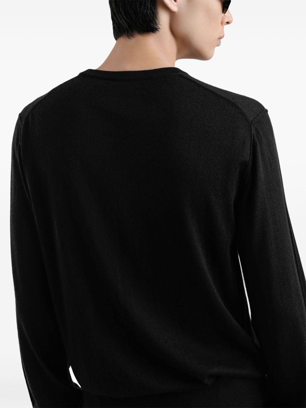 DOLCE & GABBANA Luxury Cashmere Crewneck Sweater - Classic Fit