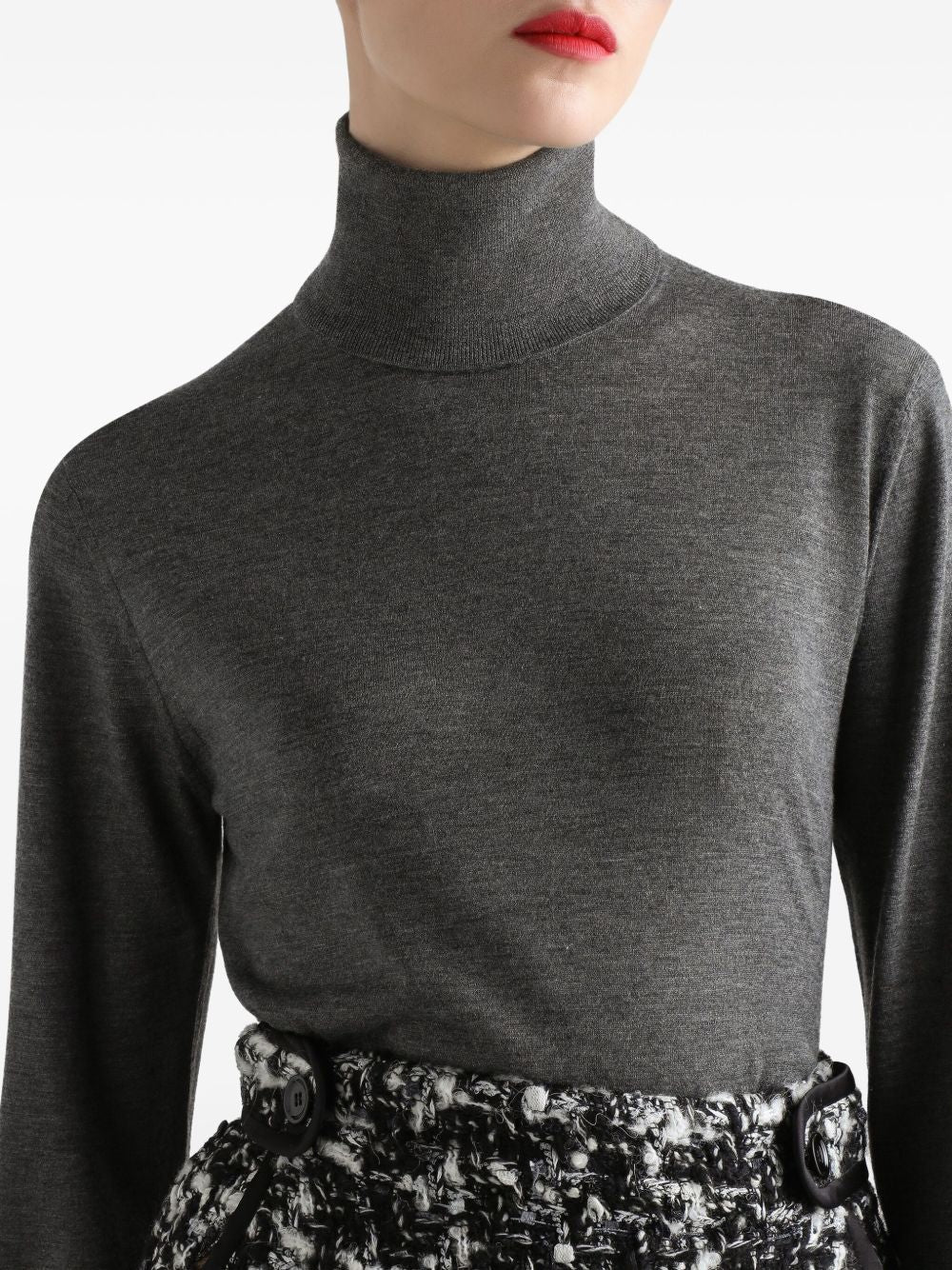 DOLCE & GABBANA Fitted Turtleneck Sweater for Women