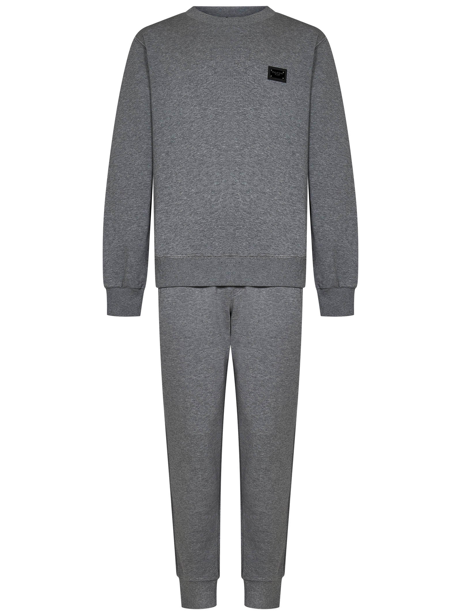 DOLCE & GABBANA Men's Cotton Crewneck Sweatshirt - Size 48 IT