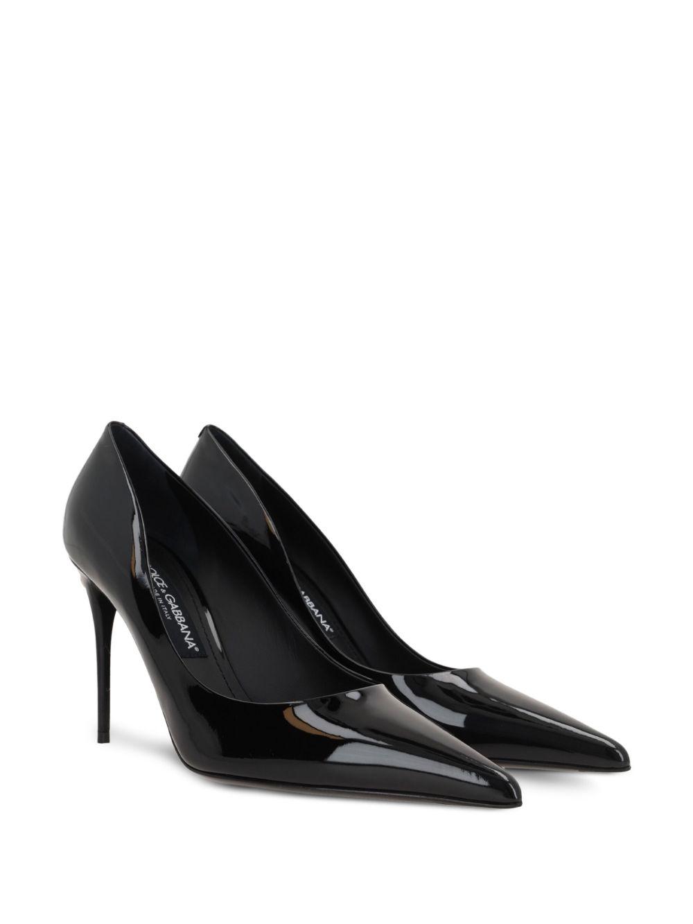 DOLCE & GABBANA Elegant Patent Leather Pumps with 90mm Heel