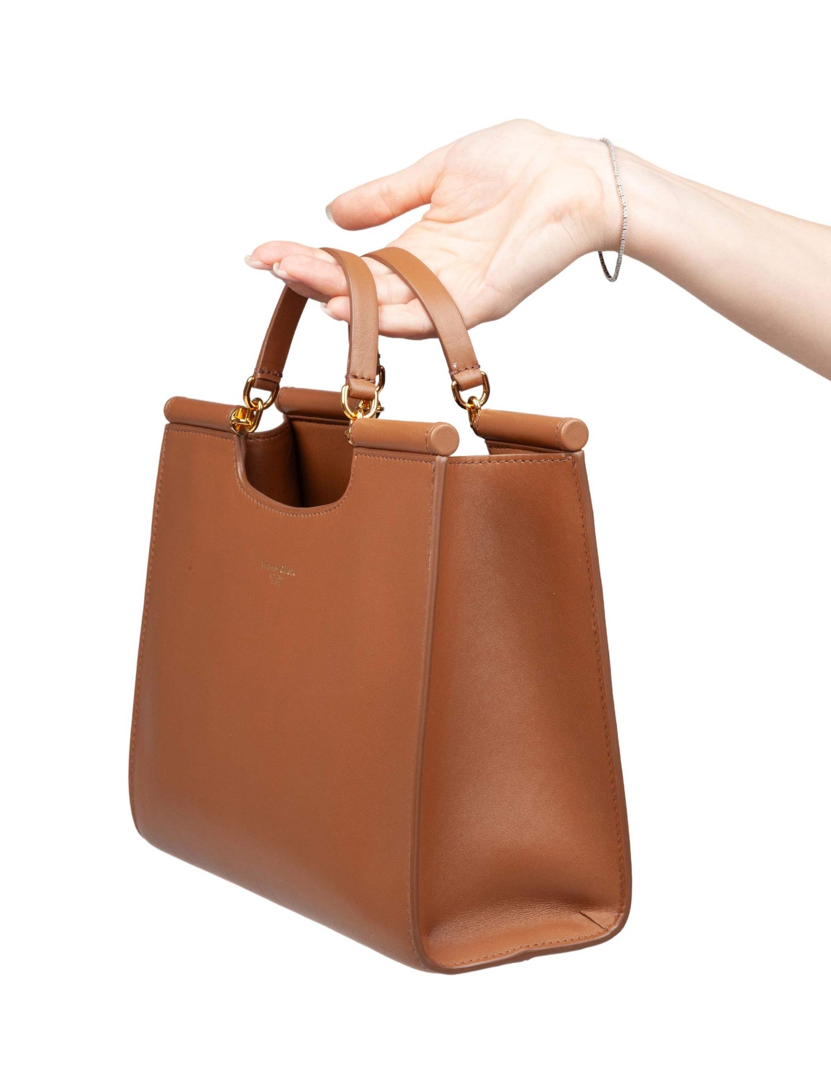 DOLCE & GABBANA Mini Sicily Shopping Handbag