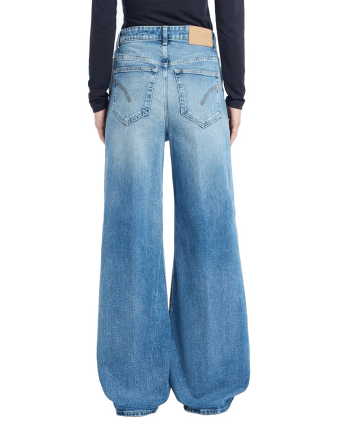 DONDUP Wide-Leg Vintage Wash Jeans for Women