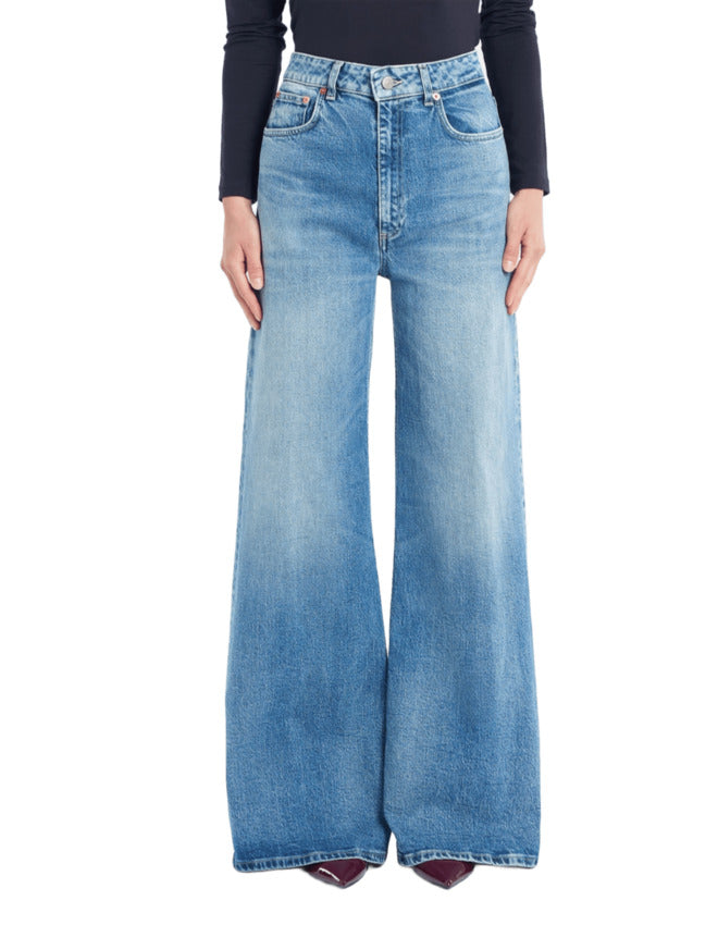 DONDUP Wide-Leg Vintage Wash Jeans for Women