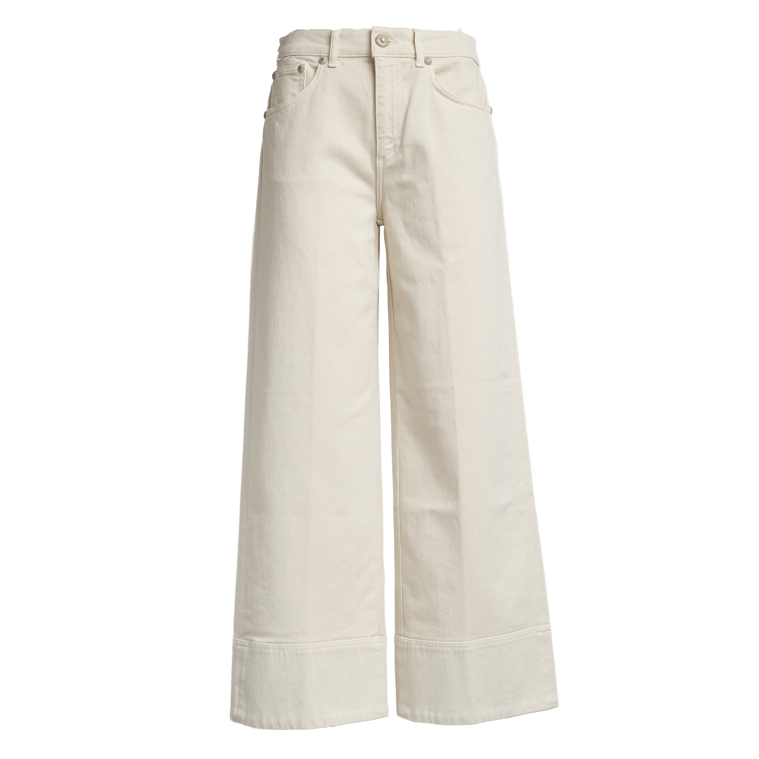 DONDUP Wide-Leg High Hem Jeans