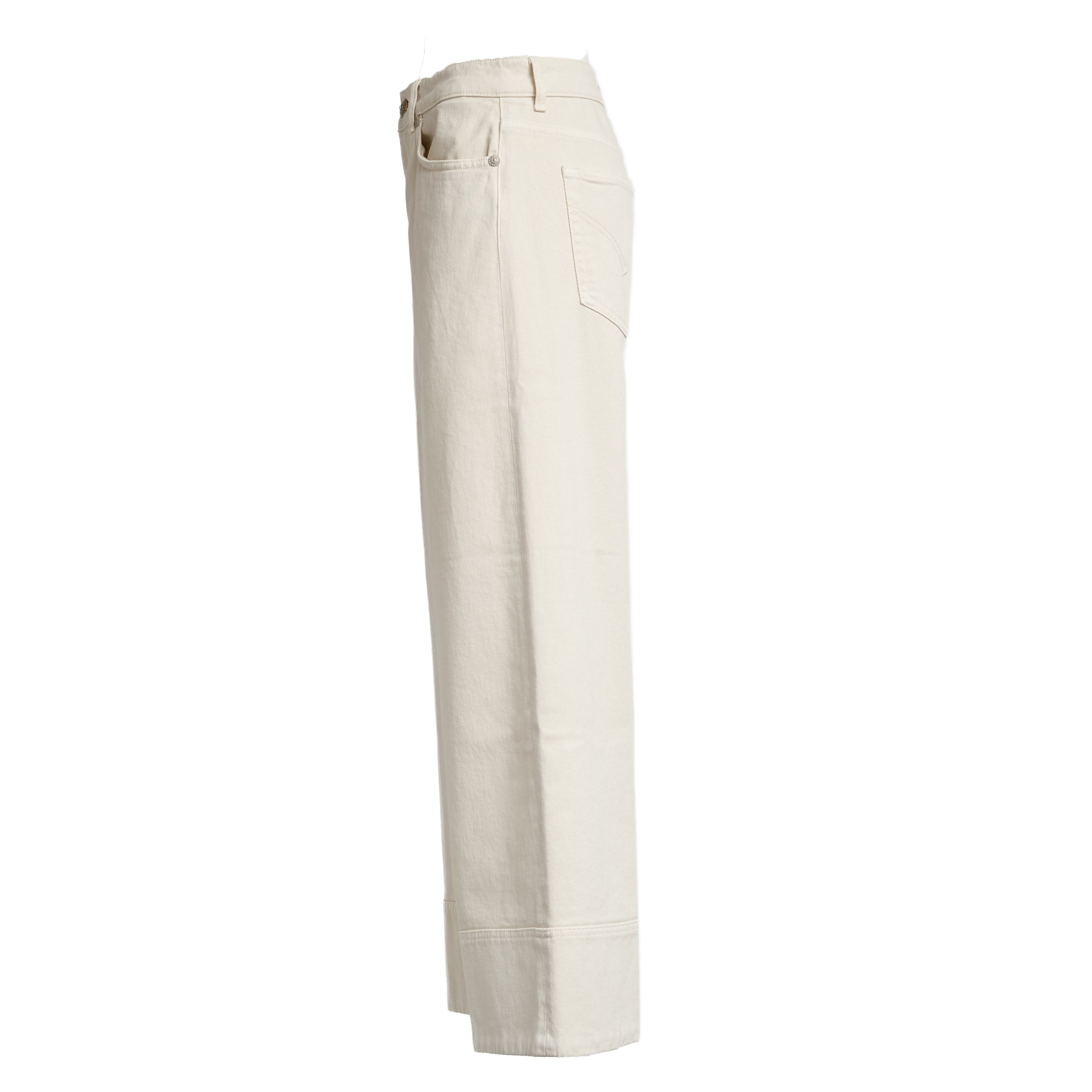 DONDUP Wide-Leg High Hem Jeans