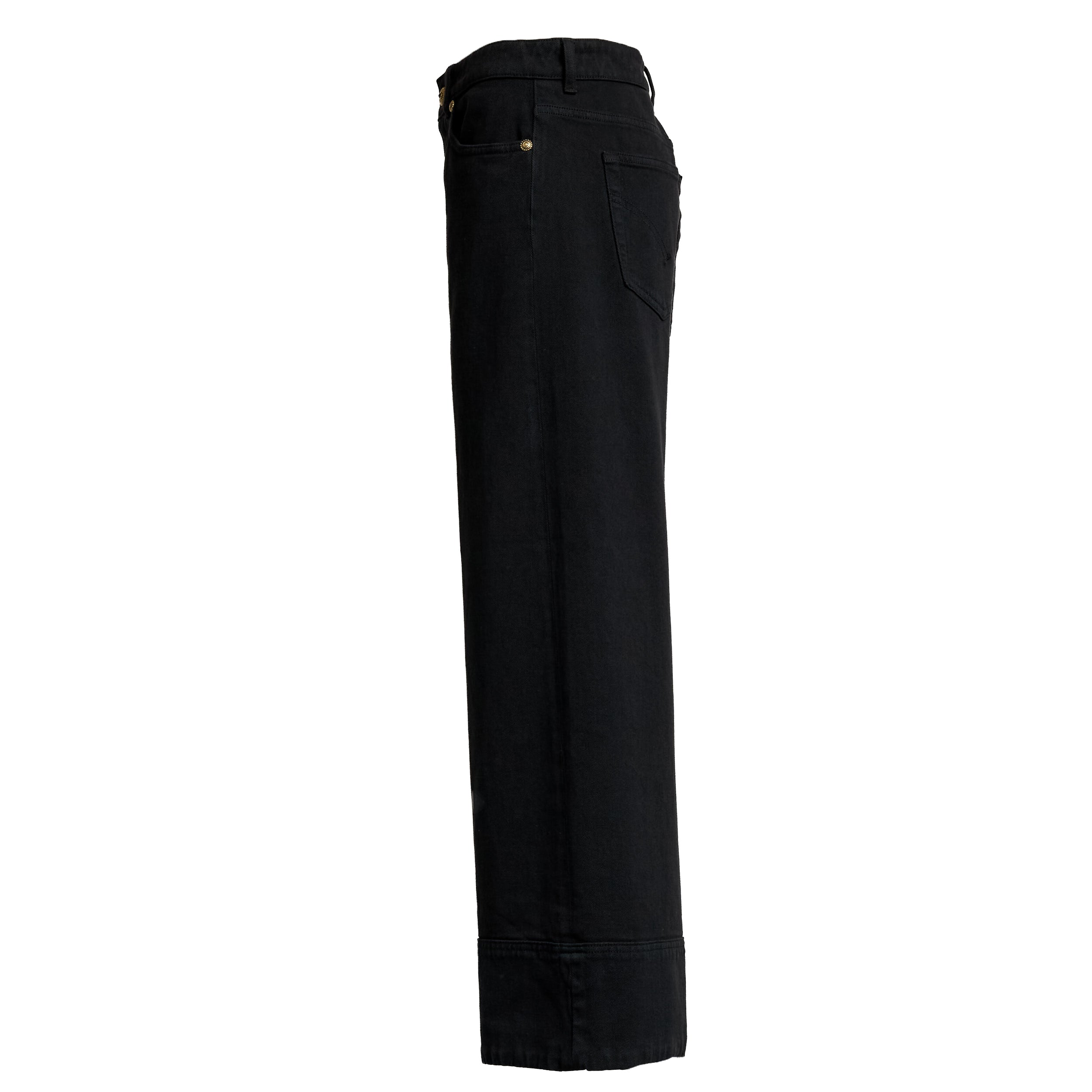 DONDUP Wide Leg High Hem Jeans for Women