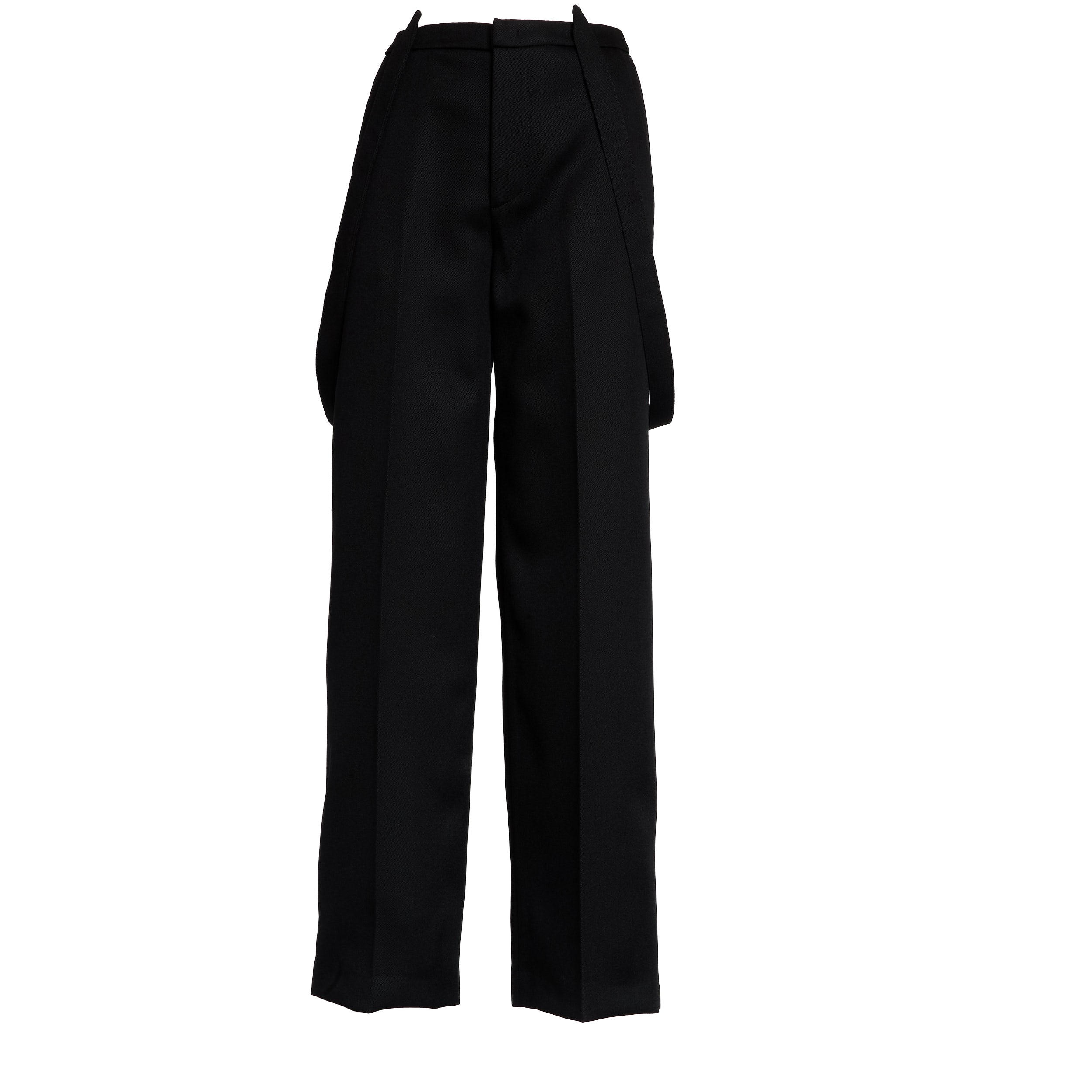 DONDUP Loose Fit Trousers with Straps and Buttons