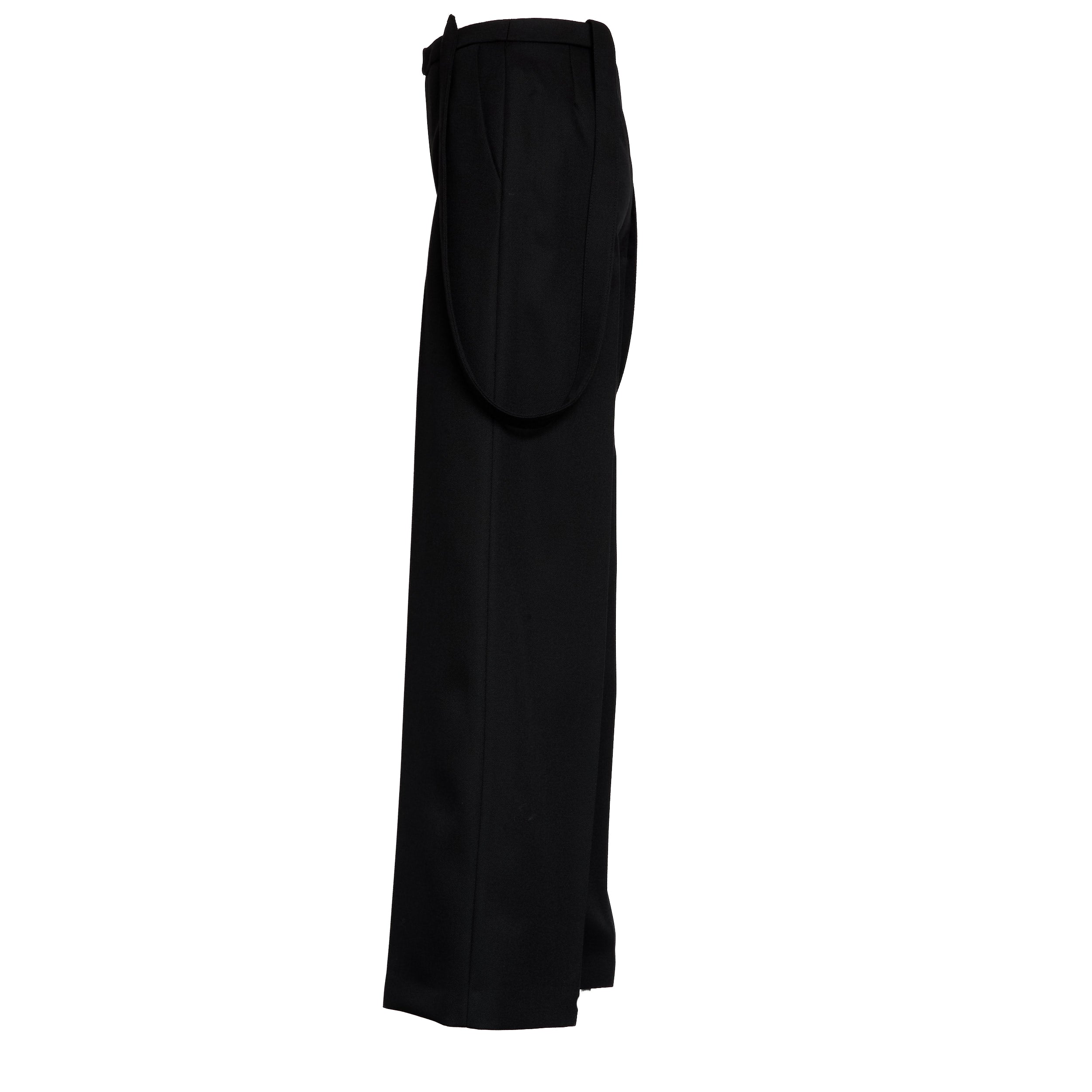 DONDUP Loose Fit Trousers with Straps and Buttons