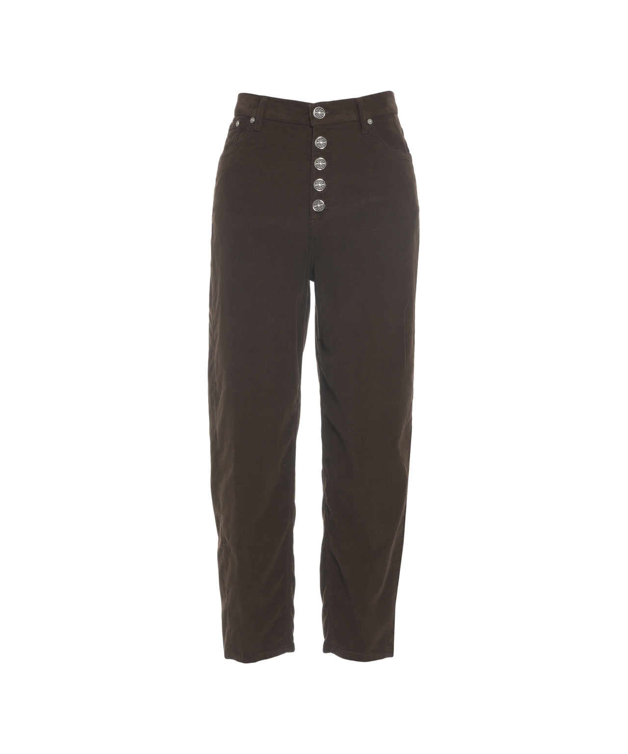 DONDUP High Waist Relaxed Fit Trousers
